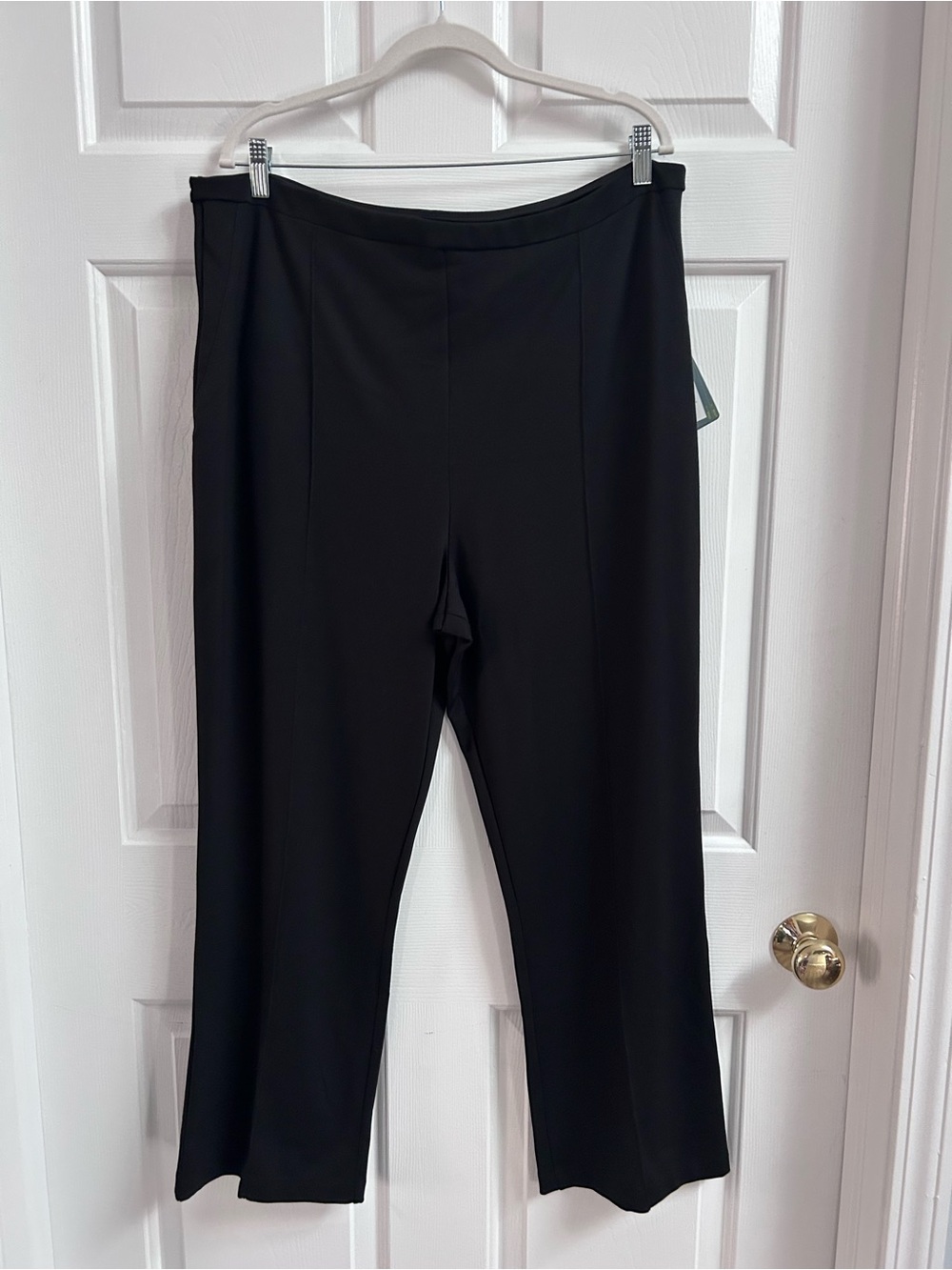 LYSSE Wide-Leg Pull-On Pants in Black
